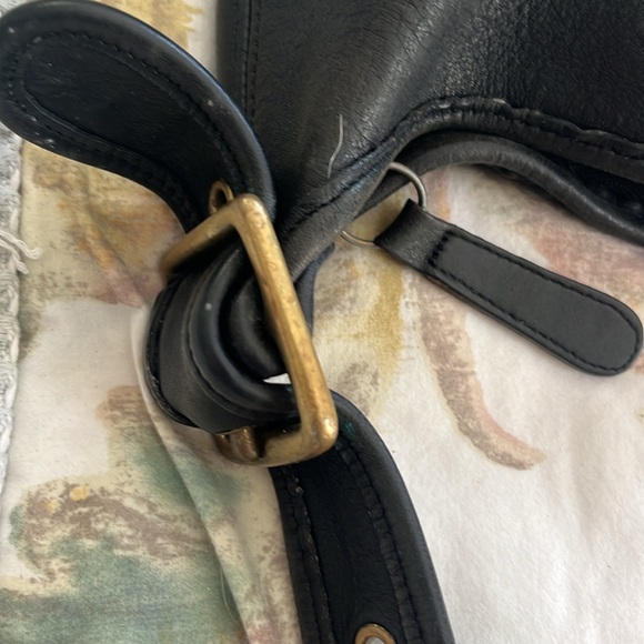 Coach black leather handbag - Picture 4 of 7